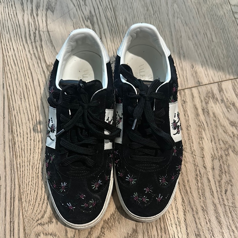 Valentino Garavani Black and White Sneakers
